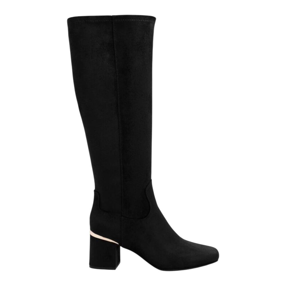 Jones New York Women's Durana Block Heel Knee High Boots Black Size 7 1/2